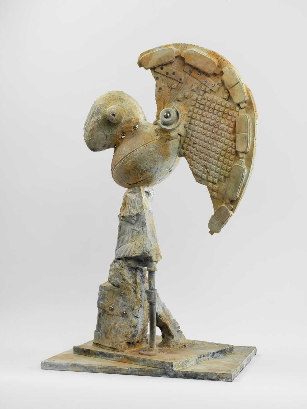Reinterpreting Picasso’s sculptures through a contemporary bricolage – replacing Picasso’s chicken wire and nails with car parts and a Nerf...