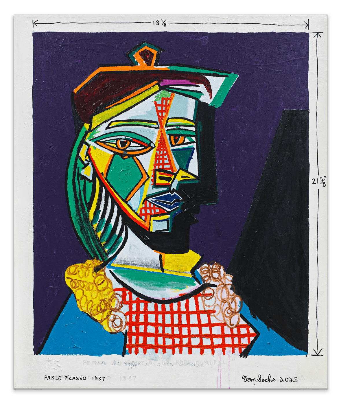 Sachs credits each work to Picasso using their original dates and titles, while also adding a new frame around them...