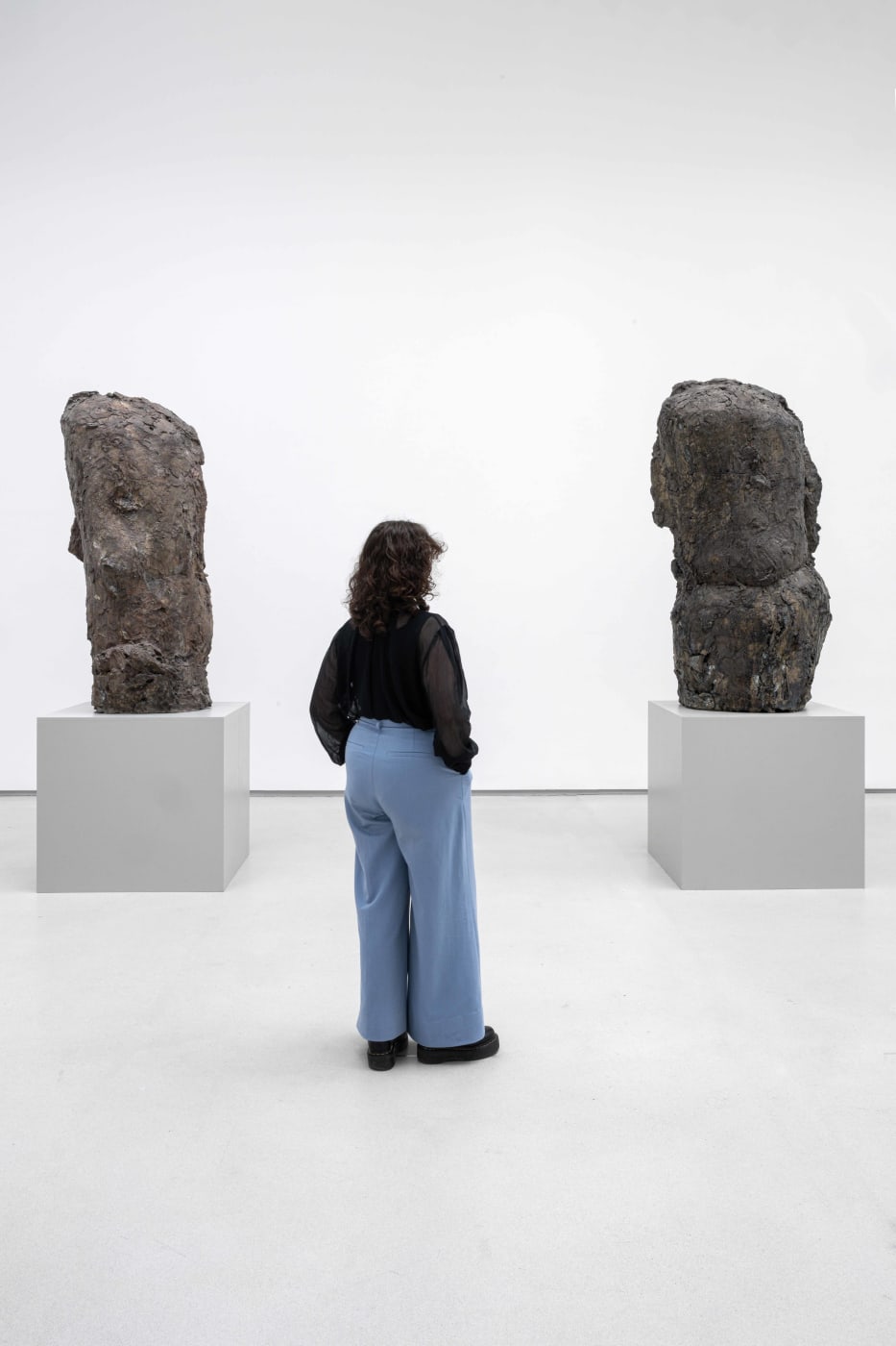 As Josephsohn stated about his late, quasi-amorphous half-figures: ‘In nature, that would be a monster. But it’s sculpture, and so...