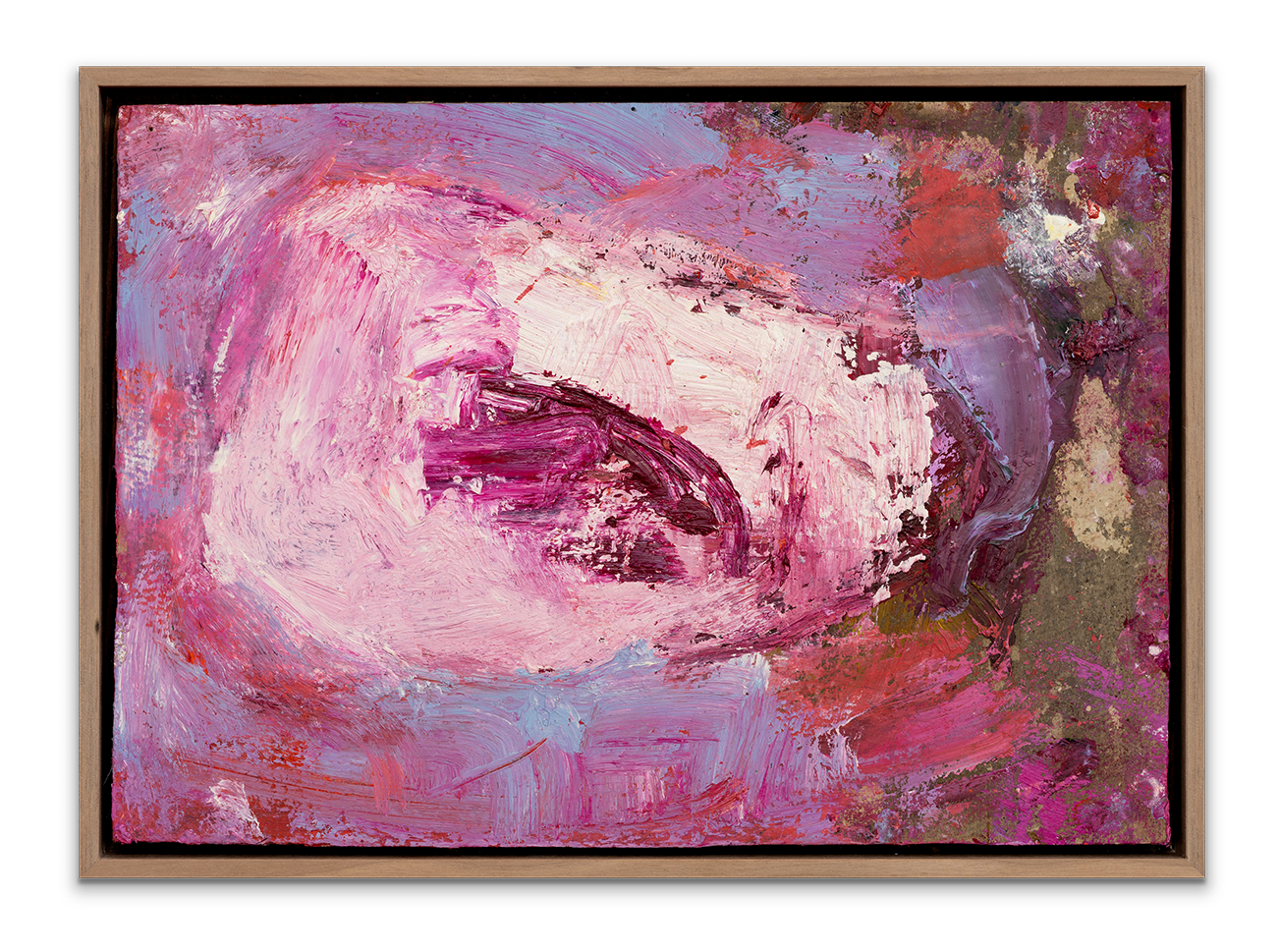 Martha Jungwirth Hier die ersehnten Maße meines Juwels, 2025 Oil on board 23.5 x 33 cm (9.25 x 12.99 in)