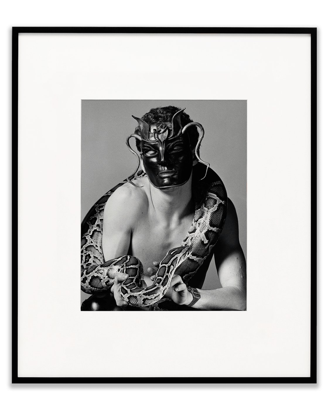 Robert Mapplethorpe Snakeman, 1981 Silver gelatin print 40.6 x 50.8 cm (16 x 20 in)