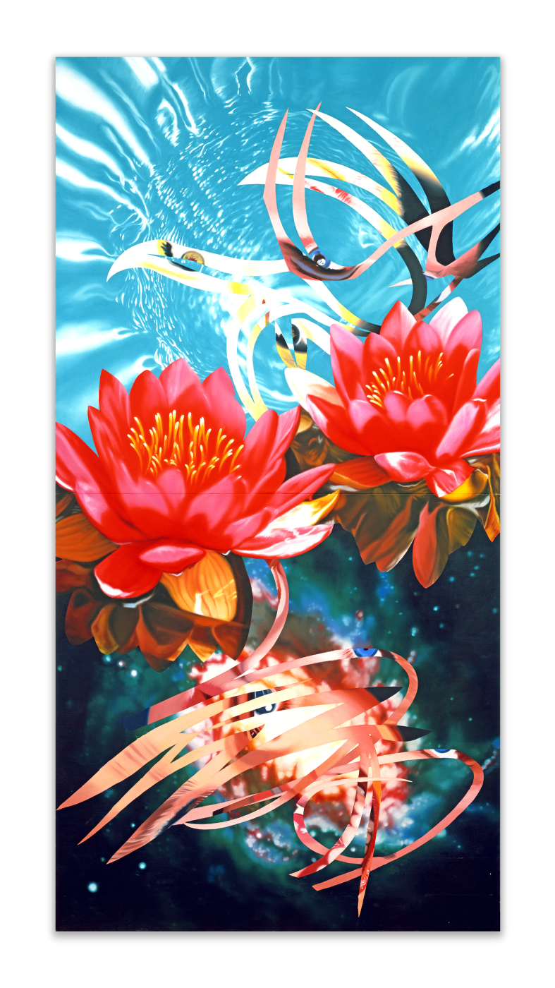 James Rosenquist Sky Hole, 1989 Oil on canvas 274.3 x 139.7 cm (107.99 x 55 in)