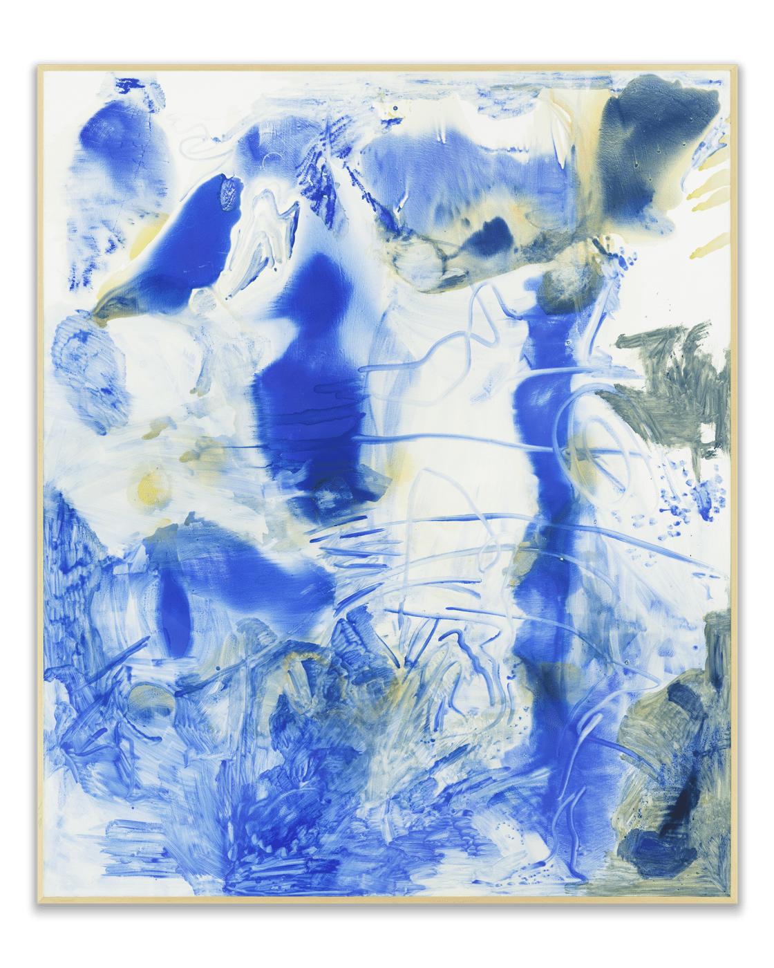 Sigmar Polke Lapis Lazuli, 1994 Lapis lazuli and resin on canvas 240 x 200 cm (94.49 x 78.74 in)