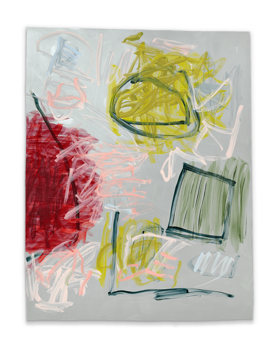 Imi Knoebel Etcetera CCIX, 2025 Acrylic and aluminium 239.2 x 186.4 cm (94.17 x 73.39 in)