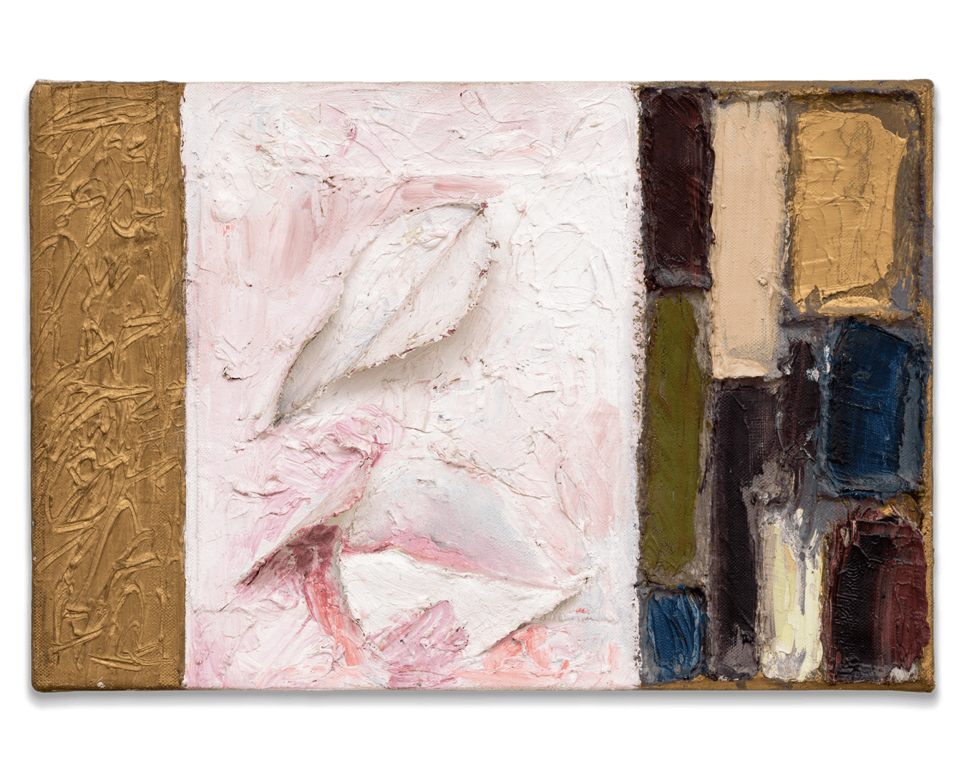 Joan Snyder Small Vanishing Theatre, 1975 Oil on canvas 31 x 45.5 cm (12.2 x 17.91 in)