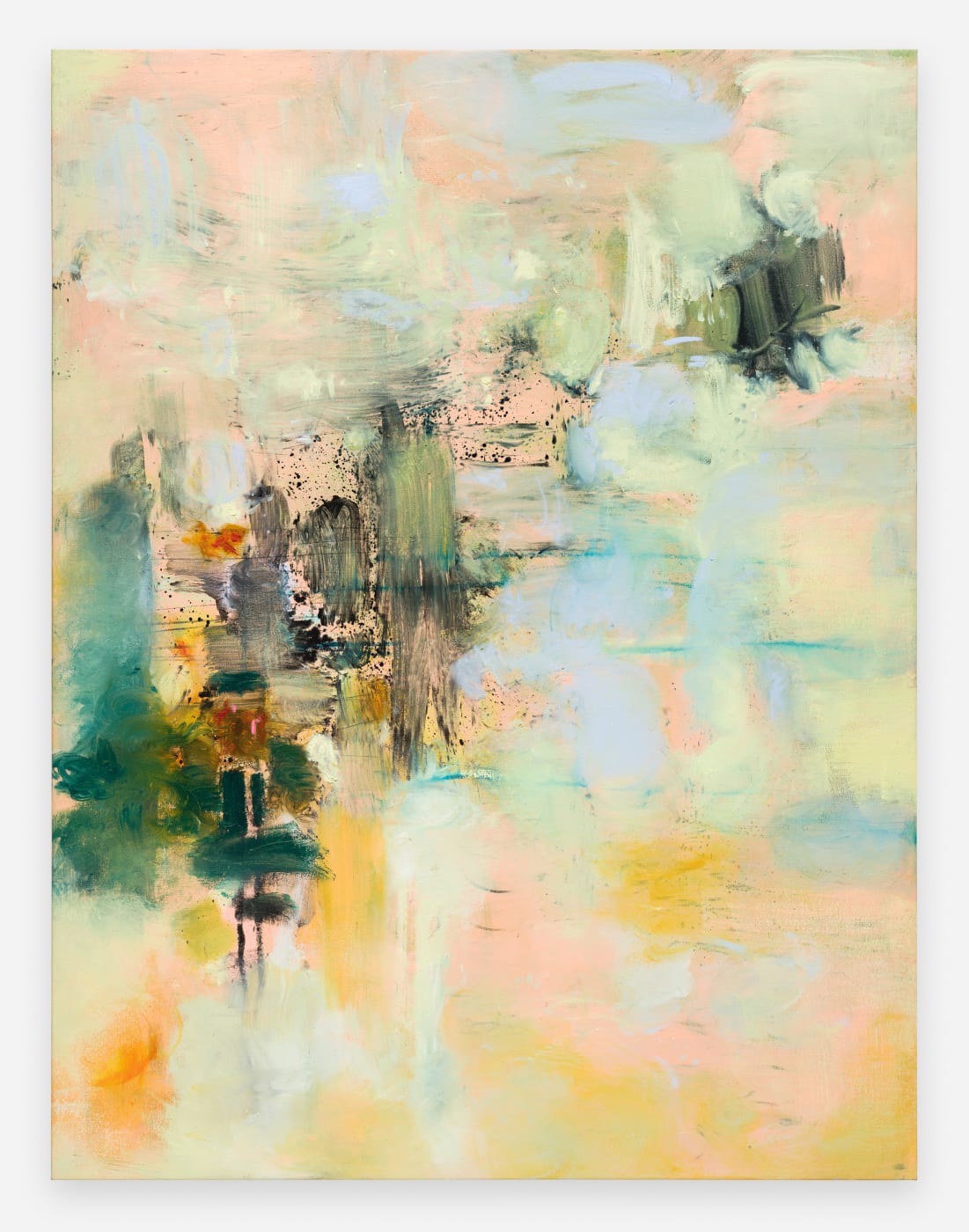 Rooney refers to the groups of paintings she creates together as a ‘family’. Their colours and moods correspond at times,...