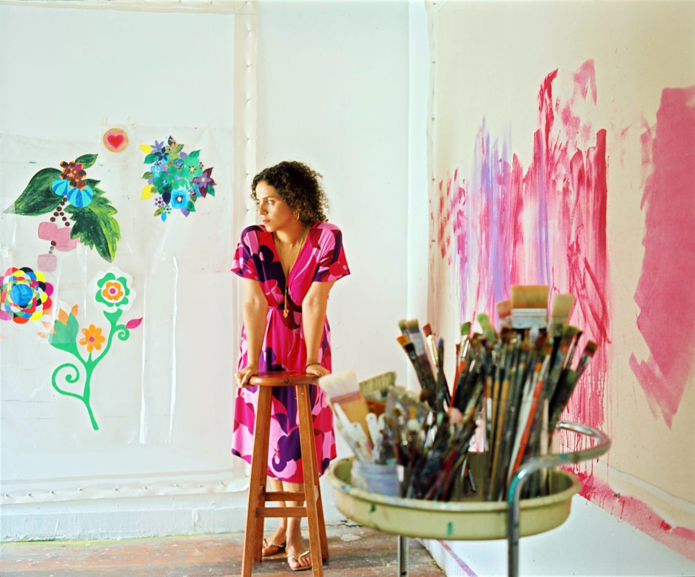 BEATRIZ MILHAZES, b. 1960, Brazilian Beatriz Milhazes is one of the most critically acclaimed Latin American artists worldwide. She came...
