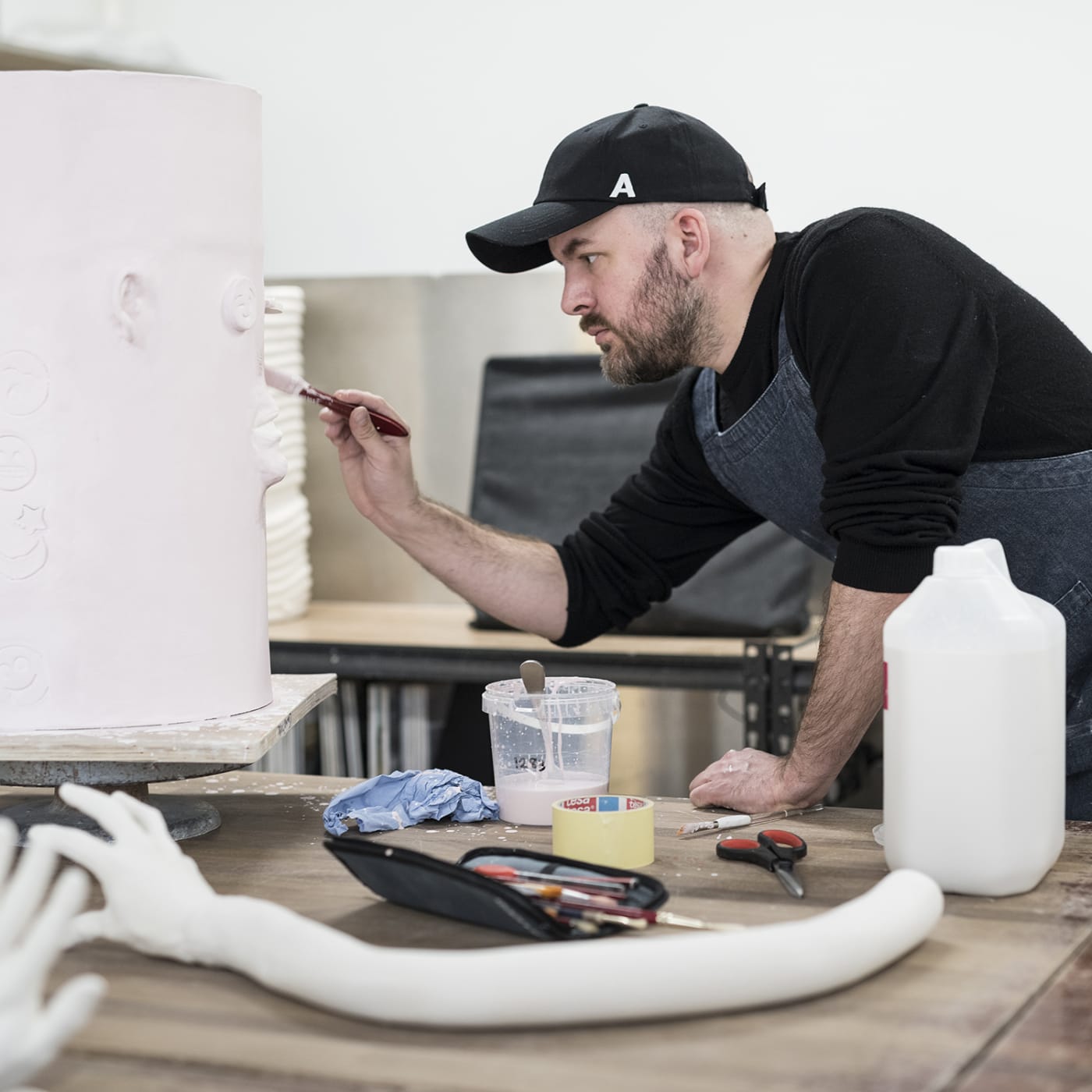JONATHAN BALDOCK, b. 1980, British With work often taking on a biographical form, Jonathan Baldock addresses the trauma, stress, sensuality,...