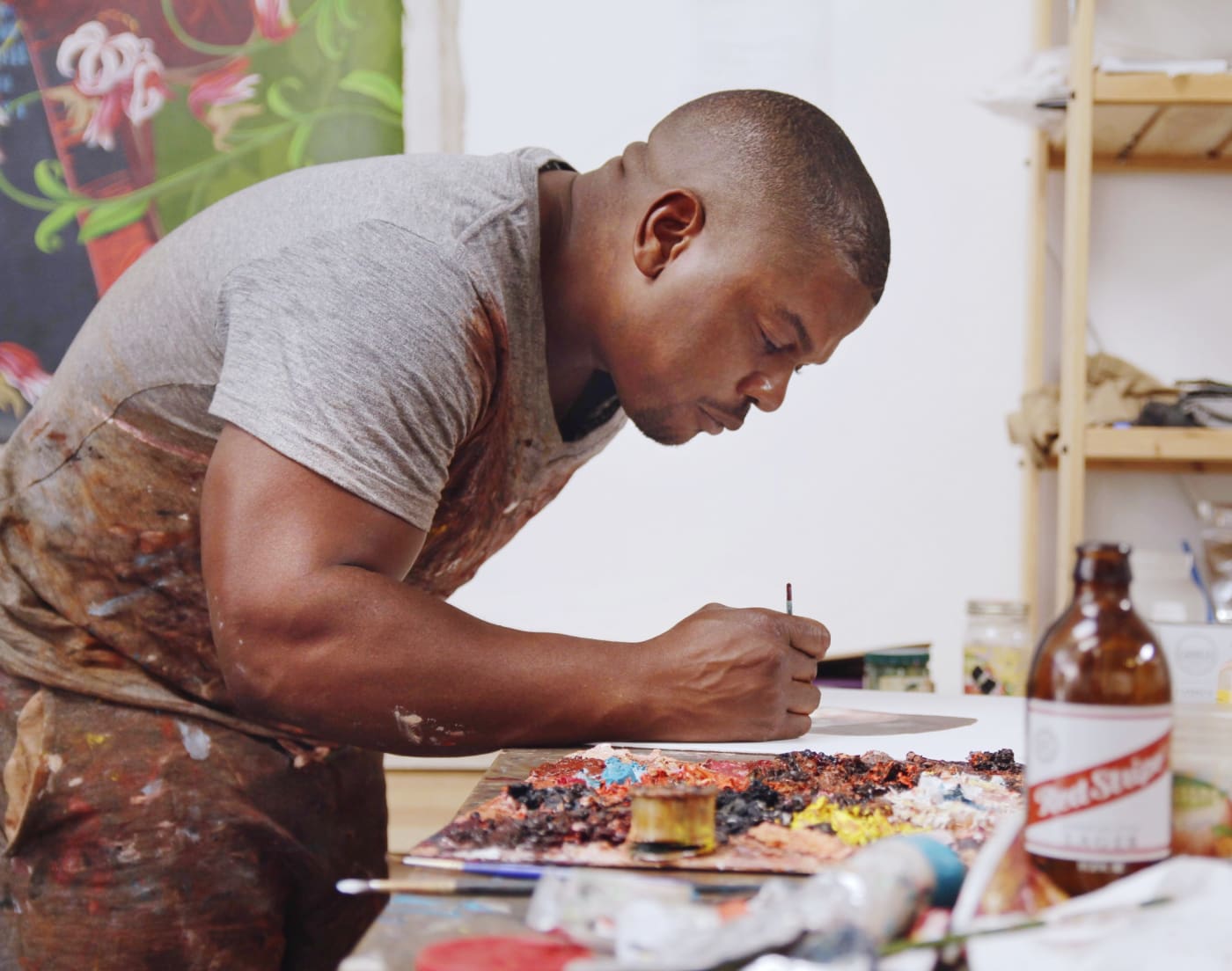 KEHINDE WILEY, b. 1977, United States Wiley received his MFA from Yale University in 2001. Shortly after, he became an...