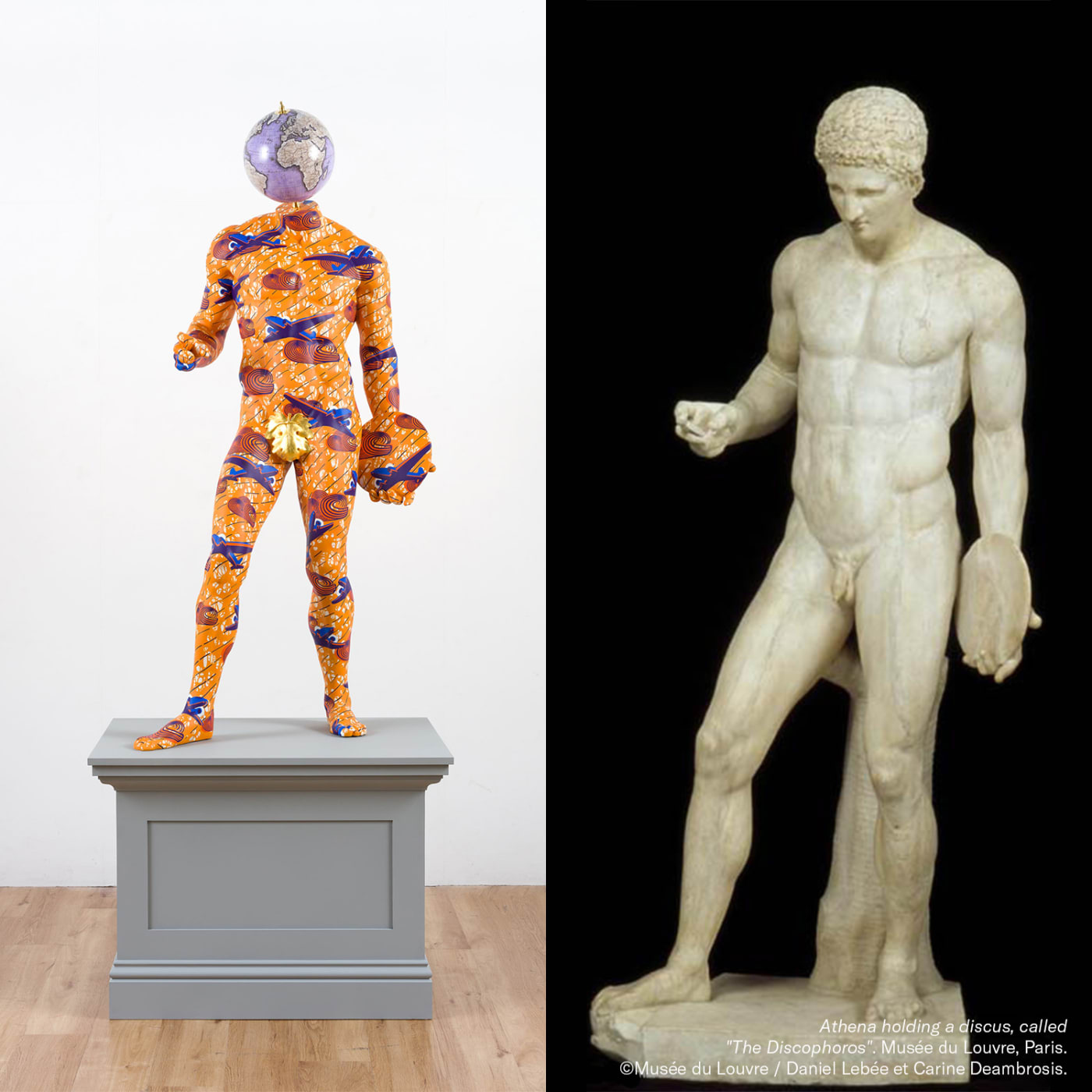 ‘Discobolus (after Naukydes)’ by Yinka Shonibare CBE is inspired by the Roman copy of a now lost Greek sculpture, attributed...