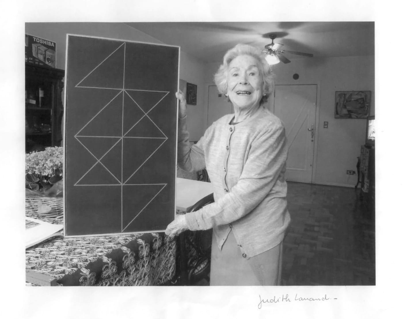 JUDITH LAUAND, Brazil b. 1922 The only female member of the avant-garde Grupo Ruptura movement, Lauand was a leading proponent...