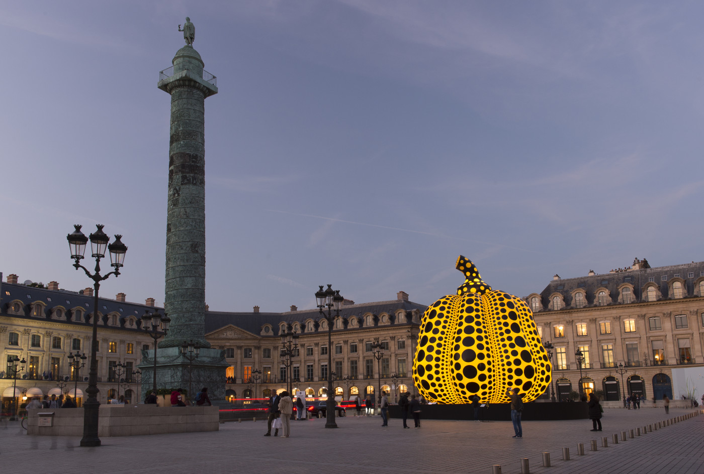 A major public work by Yayoi Kusama conceived for Place Vendôme