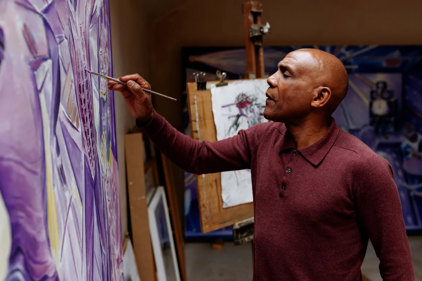 Denzil Forrester's vibrant, colourful works immortalise the dynamic energy of the London reggae and dub nightclub scene during the early...