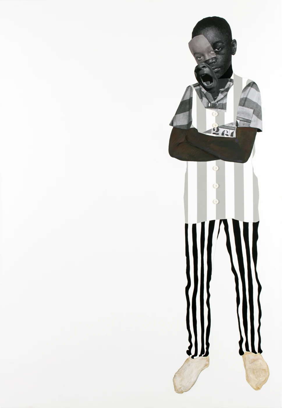 Deborah Roberts on view at the Studio Museum in Harlem