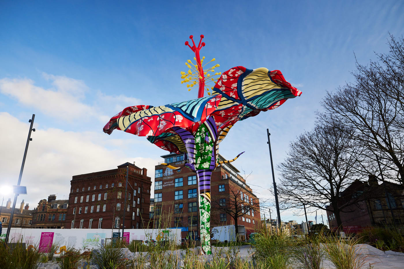 Yinka Shonibare CBE RA: Hibiscus Rising Commissioned by the David Oluwale Memorial Association