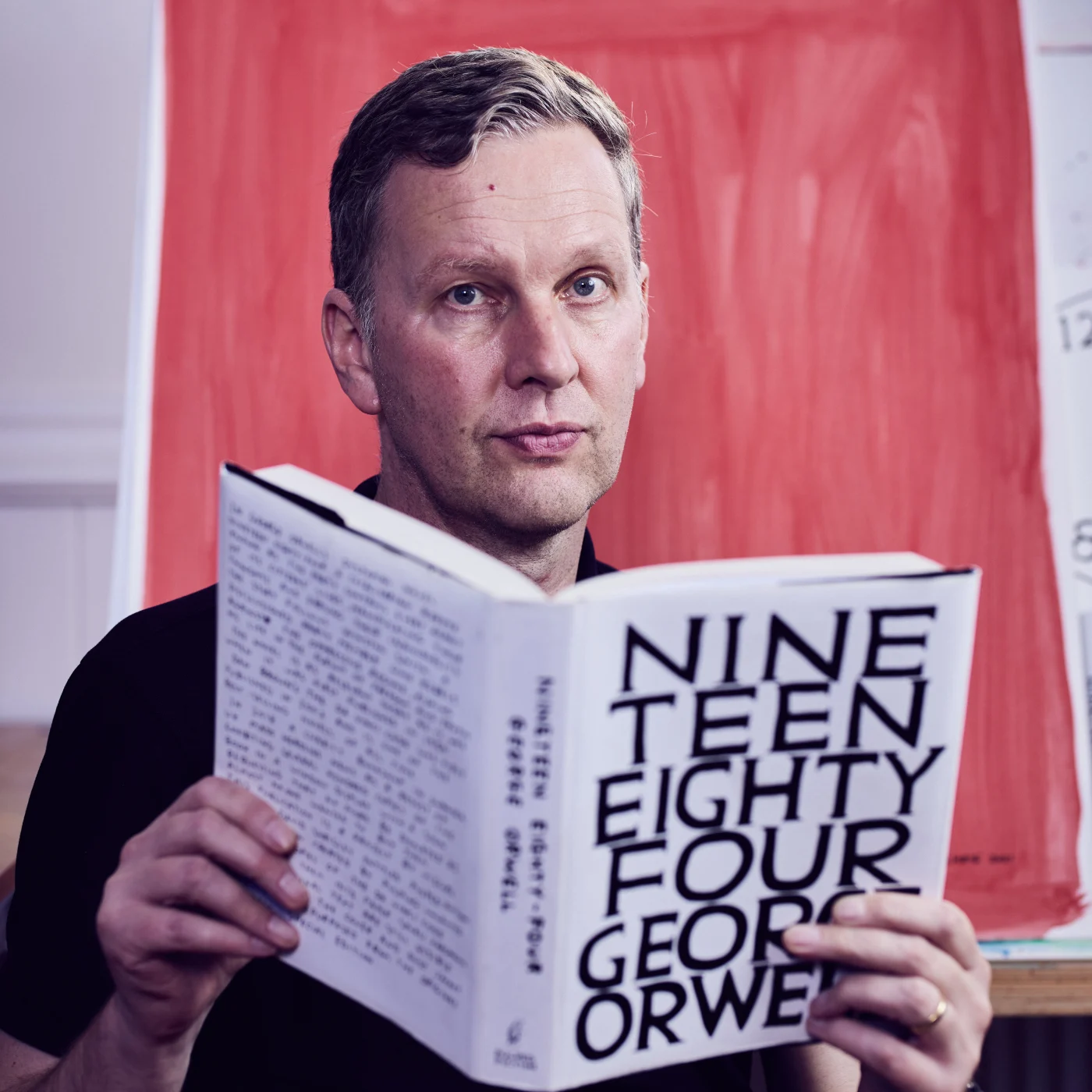 David Shrigley turns 6,000 The Da Vinci Code novels into Nineteen Eighty-Four