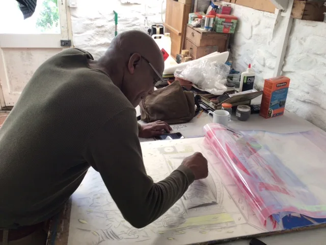 Denzil Forrester wins award for Cornwall festival print