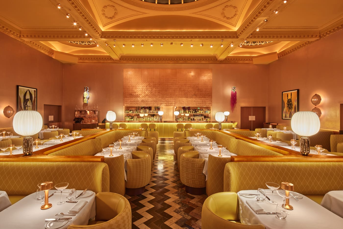 Modern magic: Yinka Shonibare CBE RA breathes new life into sketch as he brings his art to the gallery restaurant