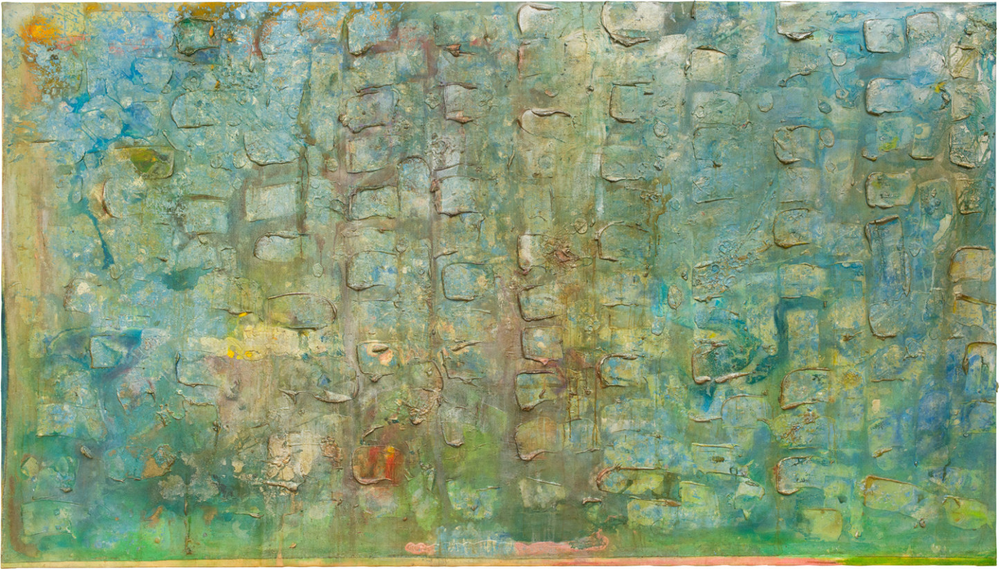 Frank Bowling, Great Thames III, 1989