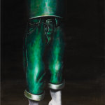 Chris Gollon, Figure in a Landscape (Self Portrait)