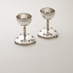 Paul Hatton, Sterling silver hammered Egg Cups