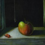 Chris Gollon, Still Life with Apple & Cherries, 1999