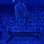 Matthew Lutz-Kinoy, Future will be tampon (it's French for stamp) - Manhattan bridge, token, NY, 2024