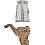 Matthew Lutz-Kinoy, Future will be tampon (it's French for stamp) - Manhattan bridge, token, NY, 2024