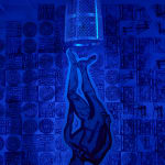 Matthew Lutz-Kinoy, Future will be tampon (it's French for stamp) - Manhattan bridge, token, NY, 2024
