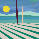 Ben Arpéa, Sunflower at Sunset, 2023