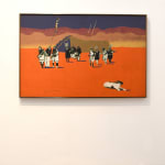 acrylic painting by Fritz Scholder