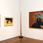 Fritz Scholder, Red Skull, 2000