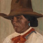 Burt Harwood, Untitled Figure with Hat, 1919