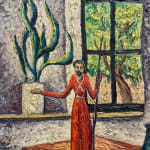Howard B. Schleeter, Red Santo Painting, 1938