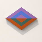 Larry Bell, Fraction #3705, 1998