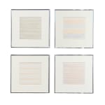 Agnes Martin grid drawing