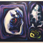 abstract oil painting by Emil Bisttram