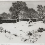 modernist etching by Gene Kloss