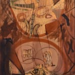 abstract oil painting by Lee Mullican