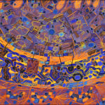 abstract oil painting by Lee Mullican