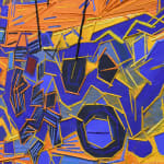 abstract oil painting by Lee Mullican