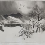 modernist etching by Gene Kloss