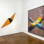 Ronald Davis, Cone, Block, and Sphere, 2021