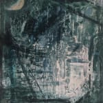 abstract oil painting by Michio Takayama