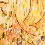 abstract oil painting by Lee Mullican