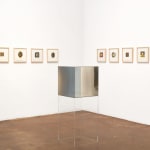 glass cube by Larry Bell