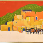 pueblo painting by Fritz Scholder