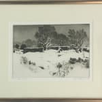 modernist etching by Gene Kloss