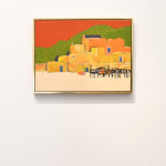 pueblo painting by Fritz Scholder