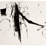 abstract drawing by Louis Ribak